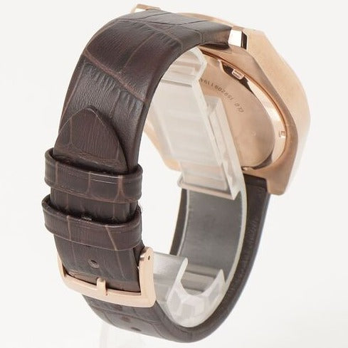 Emporio Armani Federico Chronograph Blue Dial Brown Leather Strap Watch For Men - AR11563 Buy Now By Emporio Armani