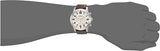 Fossil Pilot Chronograph White Dial Brown Leather Strap Watch for Men - FS5146