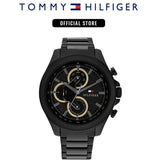 Tommy Hilfiger Clark Chronograph Black Dial Black Steel Strap Watch For Men - 1792081 Buy Now By Tommy Hilfiger