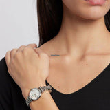 Emporio Armani Donna Mother of Pearl Dial Silver Steel Strap Watch For Women - AR11204 Buy Now By Emporio Armani