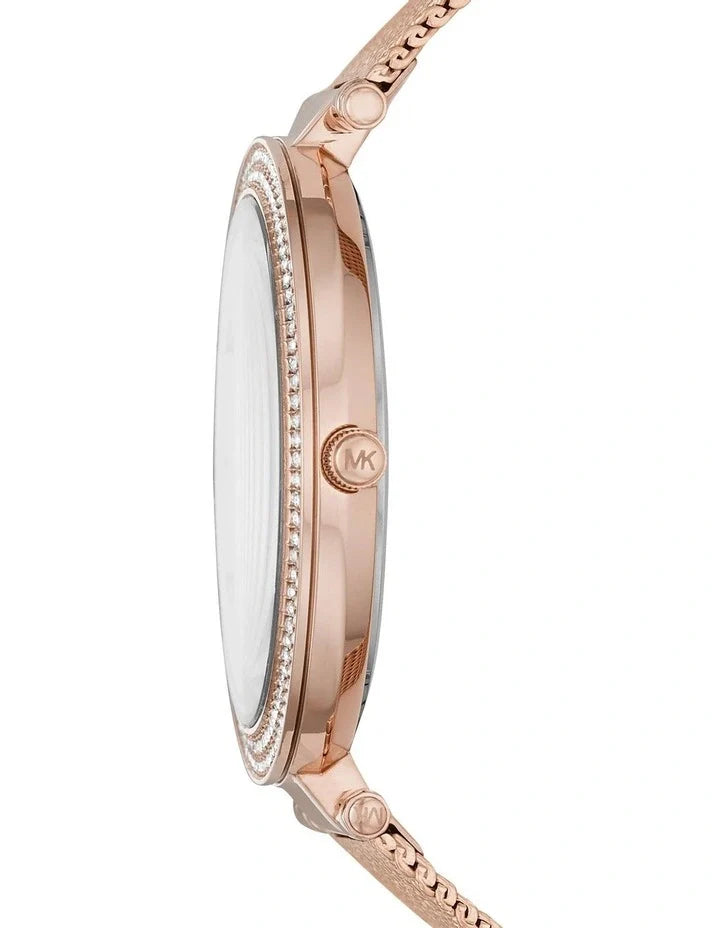 Michael Kors Darci Rose Gold Dial Rose Gold Steel Strap Watch for Women - MK3439 Buy Now By Michael Kors