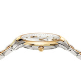 Versace Audrey Quartz White Dial Two Tone Steel Strap Watch for Women - VELR00519 Buy Now By Versace
