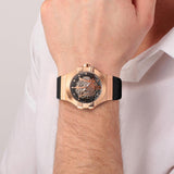 Maserati Potenza Automatic Skeleton Black Dial Black Leather Strap Watch For Men - R8821108039 Buy Now By Maserati