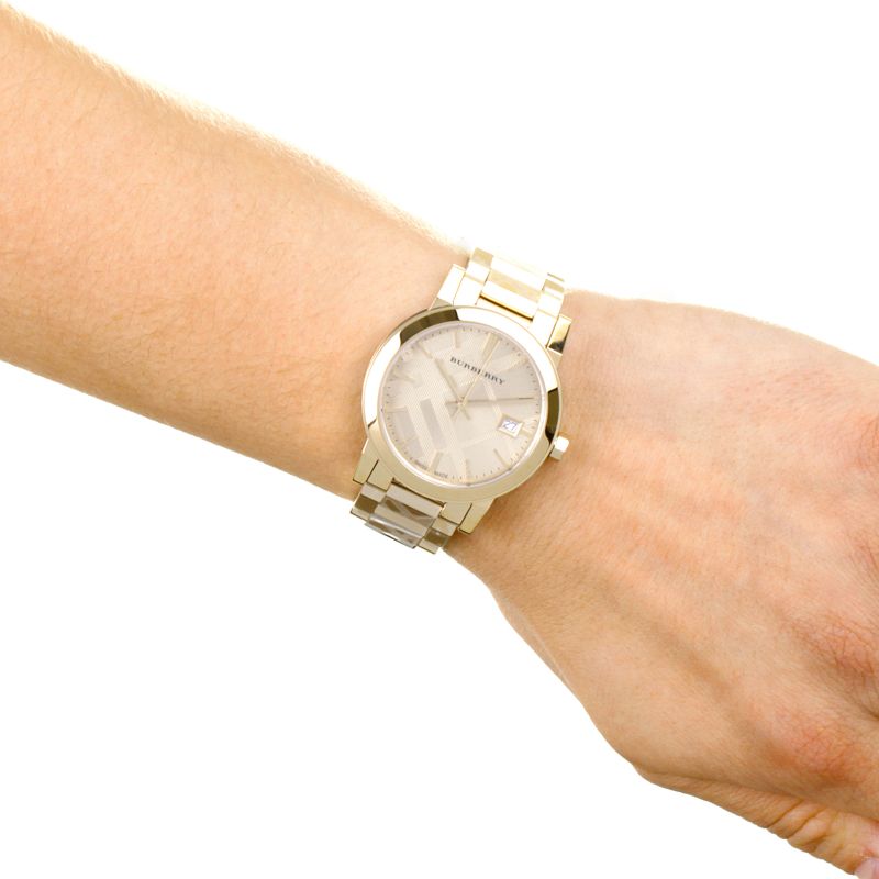 Burberry The City Gold Dial Gold Steel Strap Watch for Women - BU9145 Buy Now By Burberry