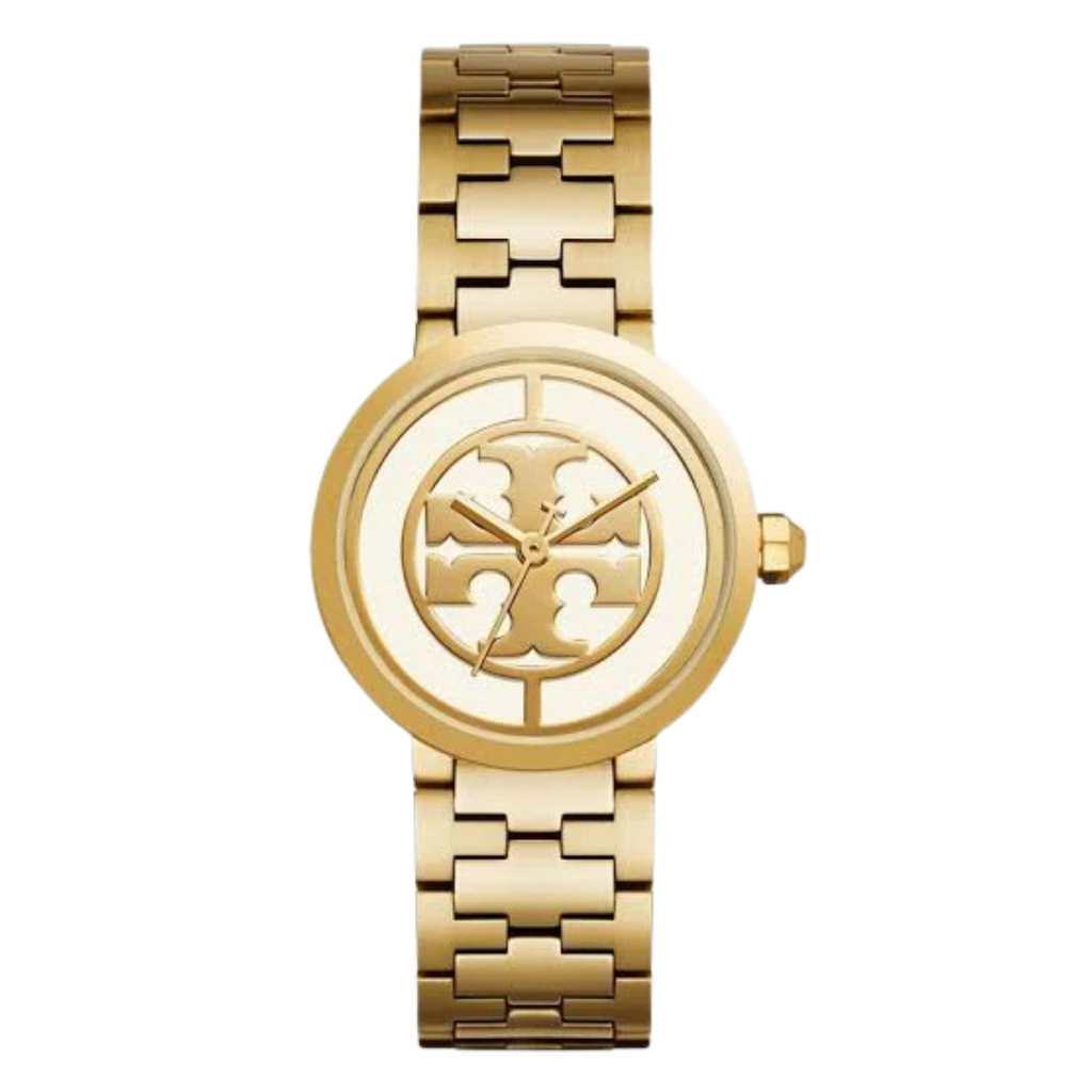 Tory Burch Reva Gold Dial Gold Steel Strap Watch for Women - TBW4025 Buy Now By Tory Burch