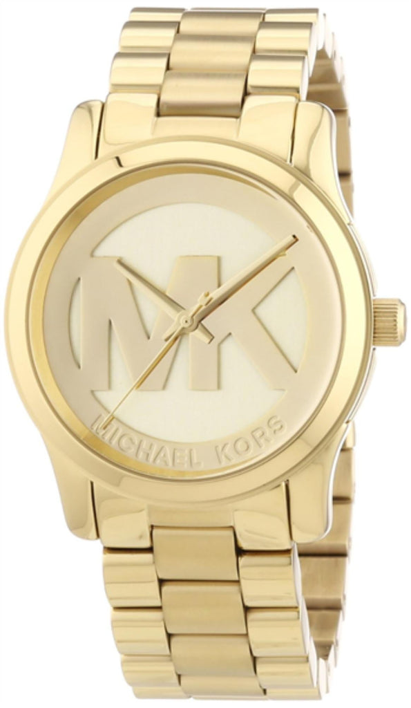 Michael Kors Runway Gold Dial Gold Steel Strap Watch for Women - MK5786 Buy Now By Michael Kors