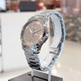 Gucci G Timeless Brown Dial Silver Steel Strap Watch For Men - YA126445 Buy Now By Gucci