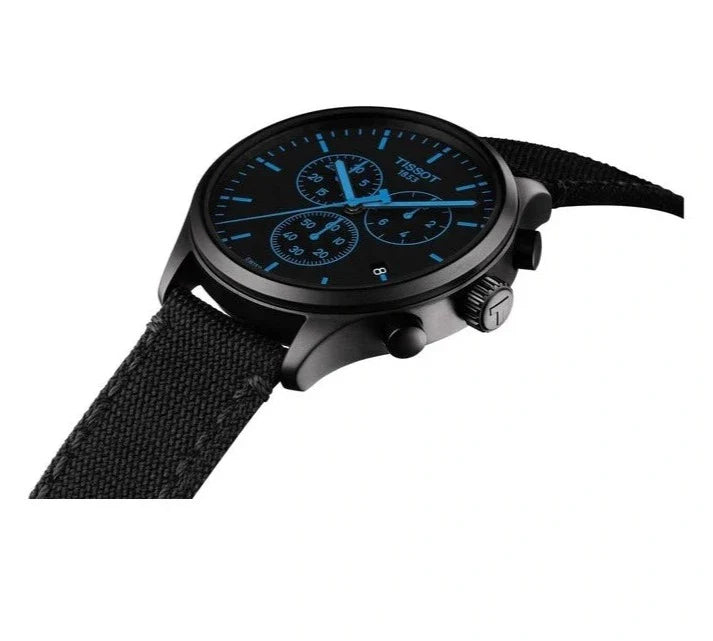 Tissot Chrono XL Quartz Black Dial Black Nylon Strap Watch For Men - T116.617.37.051.00 Buy Now By Tissot