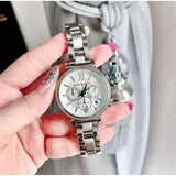 Michael Kors Sofie Quartz Silver Dial Silver Steel Strap Watch For Women - MK6575 Buy Now By Michael Kors