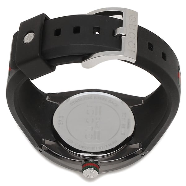Gucci Sync Quartz Black Dial Black Rubber Strap Watch For Men - YA137301 Buy Now By Gucci