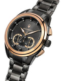Maserati Traguardo 45mm Gun Metal Stainless Steel Black Watch For Men - R8873612016 Buy Now By Maserati