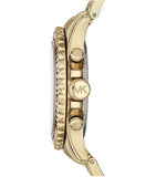 Michael Kors Everest Chronograph Black Dial Gold Steel Strap Watch For Women - MK5828 Buy Now By Michael Kors