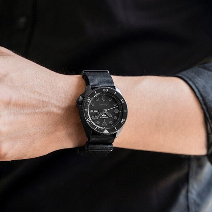 Seiko 5 Sports Automatic Black Dial Black NATO Strap Watch For Men - SRPD79K1 Buy Now By Seiko