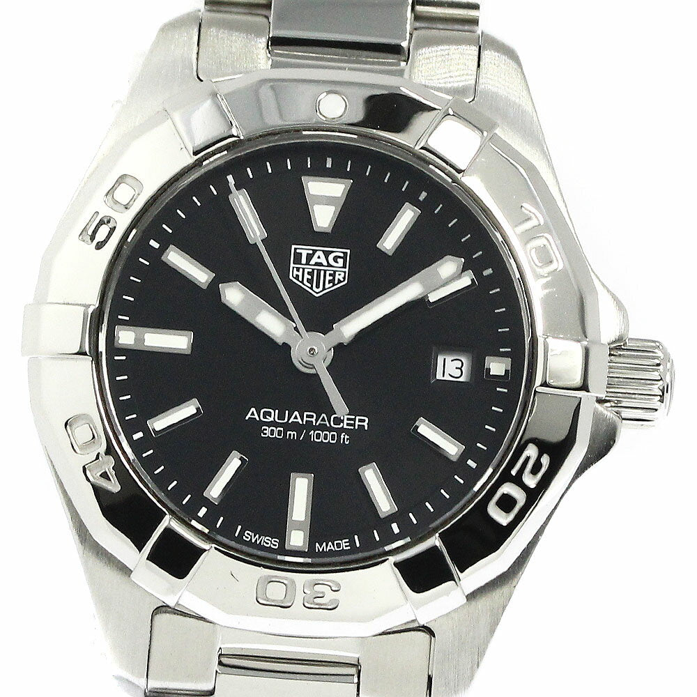 Tag Heuer Aquaracer Quartz Black Dial Silver Steel Strap Watch for Women - WBD1410.BA0741 Buy Now By Tag Heuer