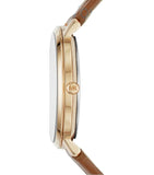 Michael Kors Jaryn Quartz Gold Dial Brown Leather Strap Watch For Women - MK2496 Buy Now By Michael Kors