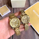 Michael Kors Bradshaw Quartz Gold Dial Gold Steel Strap Watch For Women - MK6538 Buy Now By Michael Kors