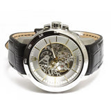Maserati Ingegno Automatic Black Skeleton Dial Black Leather Strap Watch For Men - R8821119002 Buy Now By Maserati