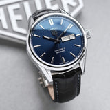 Tag Heuer Carrera Calibre 5 Automatic Blue Dial Blue Leather Strap Watch for Men - WAR201E.FC6292 Buy Now By Tag Heuer