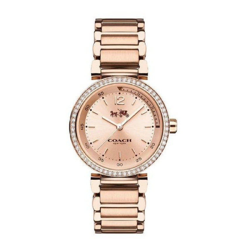 Coach Sports Rose Gold Dial Rose Gold Steel Strap Watch for Women - 14502200 Buy Now By Coach