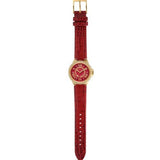 Michael Kors Camille Three-Hand Red Dial Red Leather Strap Watch for Women - MK4750 Buy Now By Michael Kors