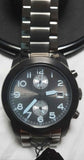 Marc Jacobs Larry Chronograph Black Dial Gunmetal Grey Steel Strap Watch for Men - MBM5031 Buy Now By Marc Jacobs