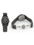 Emporio Armani Ceramica Quartz Black Dial Black Steel Strap Watch For Women - AR1402 Buy Now By Emporio Armani