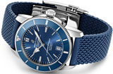 Breitling Superocean Heritage B20 Automatic 42 Blue Dial Blue Mesh Bracelet Watch for Men - AB2010161C1S1 Buy Now By Breitling