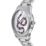 Gucci G Timeless Silver Dial Silver Steel Strap Watch For Women - YA1264076 Buy Now By Gucci
