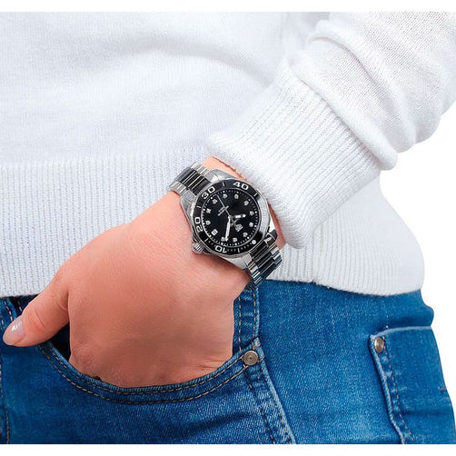 Tag Heuer Aquaracer Quartz Black Dial Two Tone Steel Strap Watch for Women - WAY131C.BA0913 Buy Now By Tag Heuer