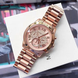 Michael Kors Cooper Rose Gold Rose Gold Steel Strap Watch for Women - MK6275 Buy Now By Michael Kors