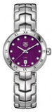 Tag Heuer Link Diamonds Purple Dial Silver Steel Strap Watch for Women - WAT1418.BA0954 Buy Now By Tag Heuer