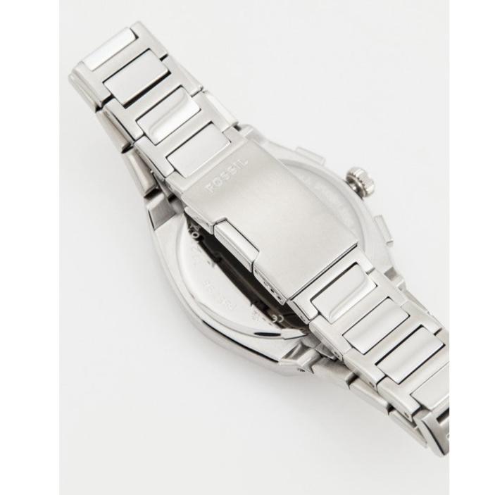 Fossil Everett Chronograph Blue Dial Silver Steel Strap Watch for Men - FS5795 Buy Now By Fossil