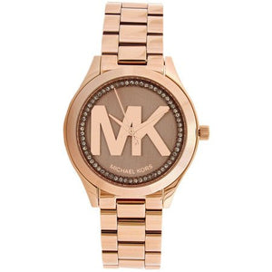 Michael Kors Slim Runway Rose Gold Dial Rose Gold Steel Strap Watch for Women - MK3549 Buy Now By Michael Kors