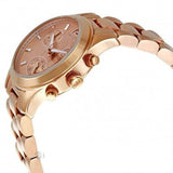 Michael Kors Runway Chronograph Rose Gold Dial Rose Gold Steel Strap Watch for Women - MK5430 Buy Now By Michael Kors