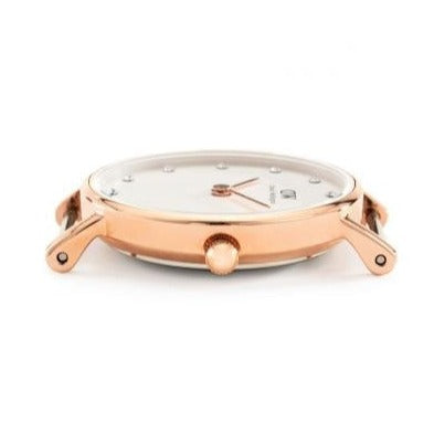 Daniel Wellington Classy Glasgow White Dial Two Tone Nylon Strap Watch For Women - DW00100078 Buy Now By Daniel Wellington