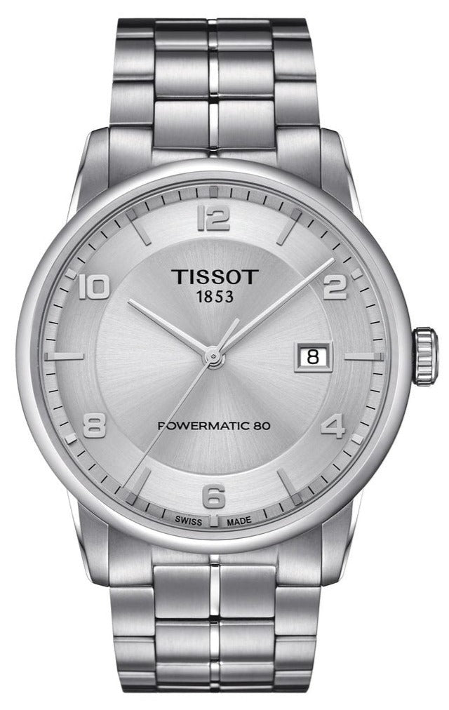 Tissot Luxury Powermatic 80 Silver Dial Silver Steel Strap Watch For Men - T086.407.11.031.00 Buy Now By Tissot