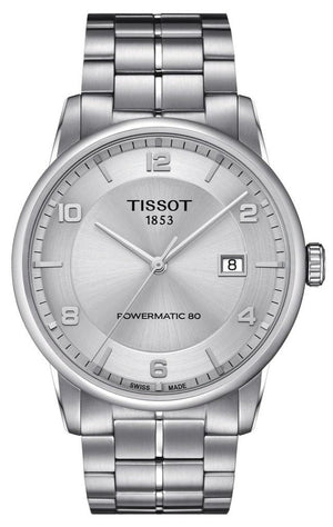 Tissot Luxury Powermatic 80 Silver Dial Silver Steel Strap Watch For Men - T086.407.11.031.00 Buy Now By Tissot