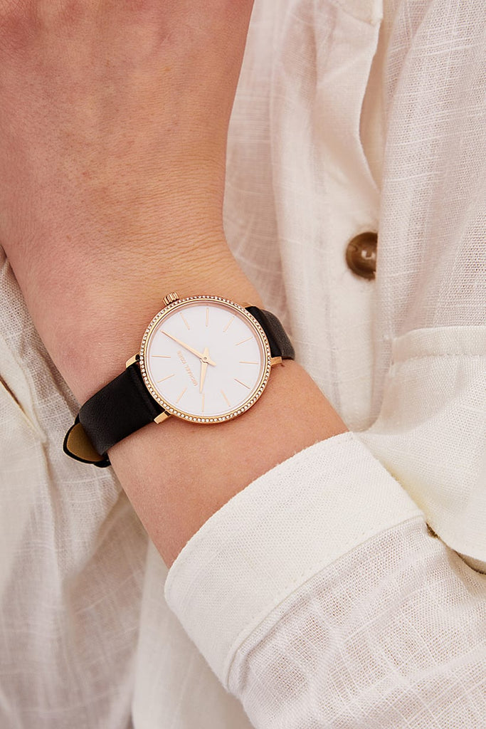 Fossil Jacqueline White Dial Blue Leather Strap Watch for Women - ES4291 Buy Now By Fossil