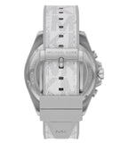 Michael Kors Brecken Chronograph Silver Dial White Leather Strap Watch For Men - MK8949 Buy Now By Michael Kors