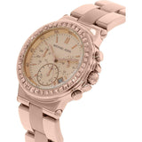 Michael Kors Dylan Rose Gold Rose Gold Steel Strap Watch for Women - MK5586 Buy Now By Michael Kors