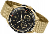 Maserati Traguardo 45mm Quartz Gold Black Dial Watch For Men - R8873612010 Buy Now By Maserati