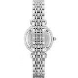 Emporio Armani Gianni T Bar White Marble Dial Silver Steel Strap Watch For Women - AR11170 Buy Now By Emporio Armani