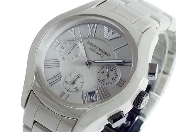 Emporio Armani Valente Chronograph Grey Dial Grey Steel Strap Watch For Men - AR1460 Buy Now By Emporio Armani