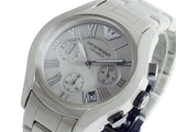 Emporio Armani Valente Chronograph Grey Dial Grey Steel Strap Watch For Men - AR1460 Buy Now By Emporio Armani