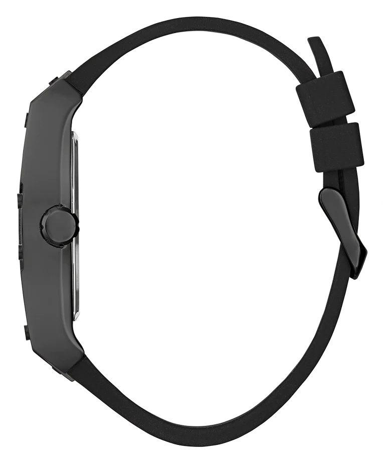 Guess Legend Black Dial Black Silicone Strap Watch For Men - GW0500G2 Buy Now By Guess