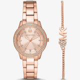 Michael Kors Tibby Pave Rose Gold Dial Rose Gold Steel Strap Watch for Women - MK1058 Buy Now By Michael Kors