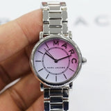 Marc Jacobs Roxy Pink Dial Silver Steel Strap Watch for Women - MJ3552 Buy Now By Marc Jacobs