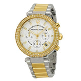 Michael Kors Parker White Dial Two Tone Steel Strap Watch for Women - MK5626 Buy Now By Michael Kors