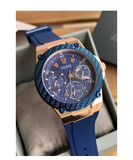 Guess Zena Blue Dial Blue Silicone Strap Watch For Women - W1094L2 Buy Now By Guess