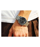 Emporio Armani Team Italia Chronograph Black Dial Silver Steel Strap Watch For Men - AR5983 Buy Now By Emporio Armani